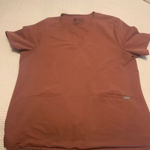 Figs Mauve Casma Scrub Top - XXL